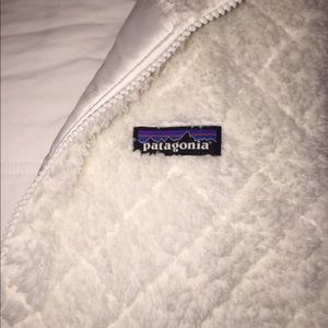 White Patagonia Los Gatos Hooded Vest Reversible